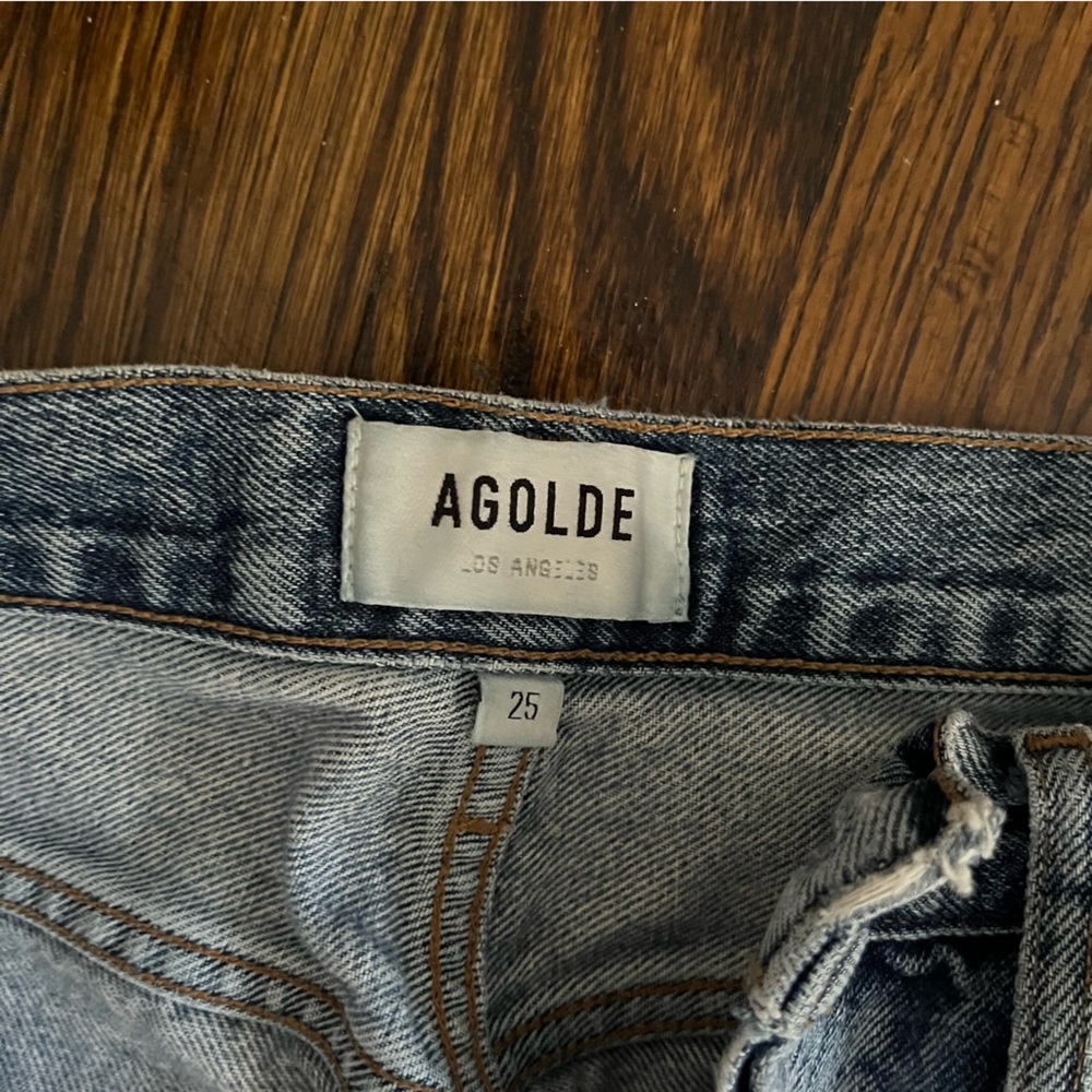 Agolde Riley High Rise Straight Crop size 25 - Picture 3 of 5